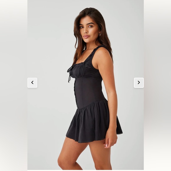 Frankie’s Bikinis Christa Ruffle Mini Dress - Picture 3 of 7